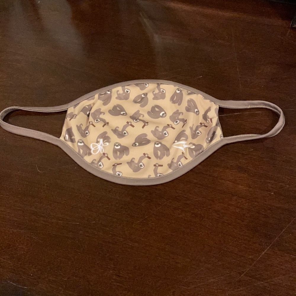 Sloth 🦥 Face Mask from Discovery Cove in Florida